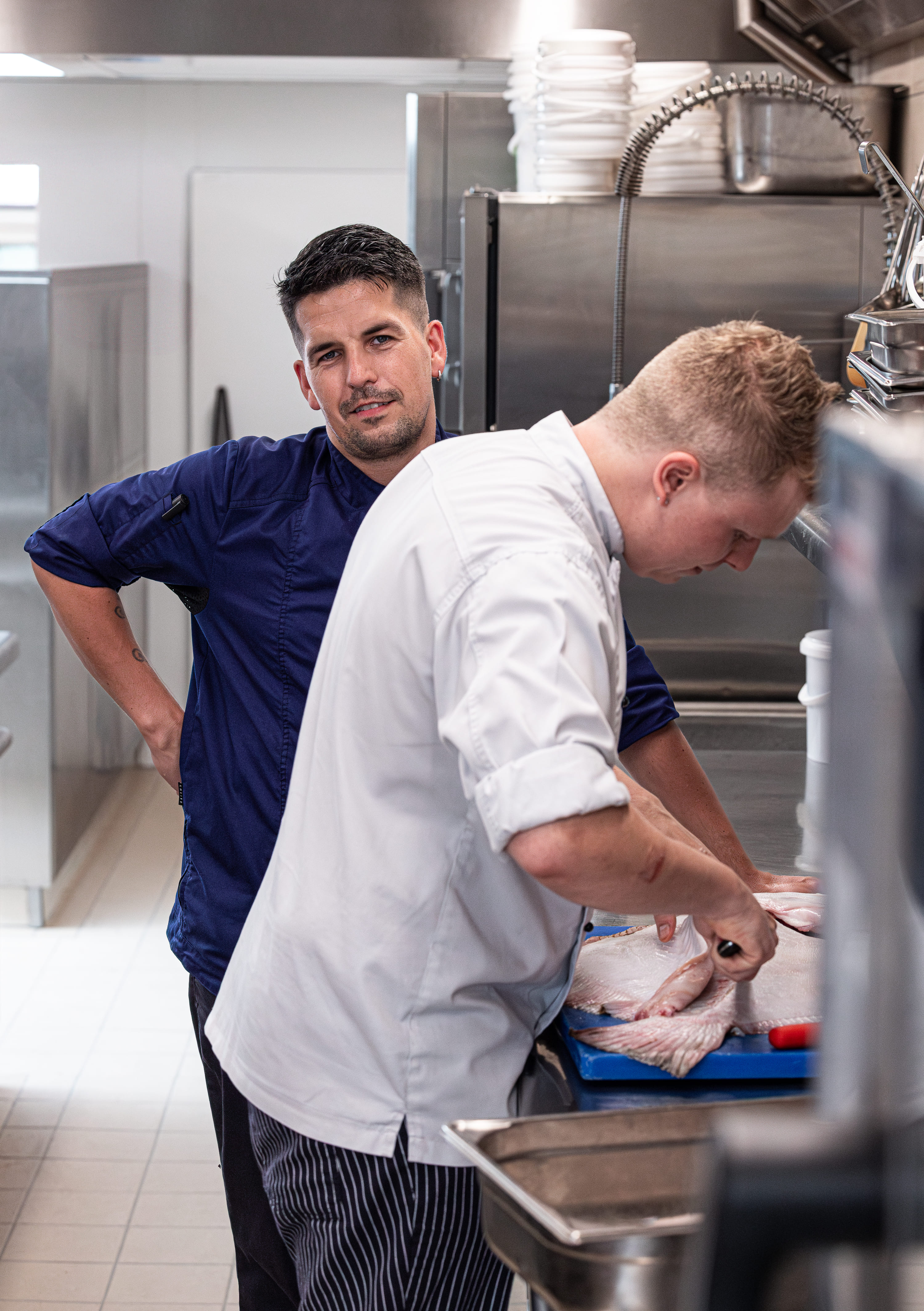 Plattfischschulung mit Köchen